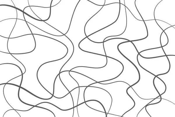 Karmaşık görünümlü kıvrımlı çizgilerden oluşan soyut arkaplan deseni. Modern, dinamik vektör sanatı.