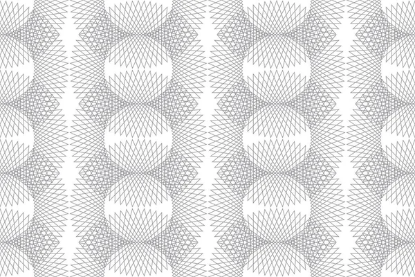 Bezešvé Abstraktní Pozadí Vzor Opakující Linie Tvořící Kruhové Geometrické Tvary — Stockový vektor