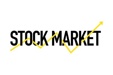 Sarı ve siyah renklerde yükselen ok şekilli 