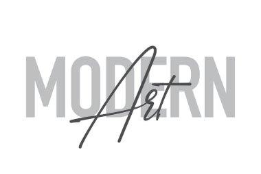 Modern, basit, asgari tipografik tasarım 