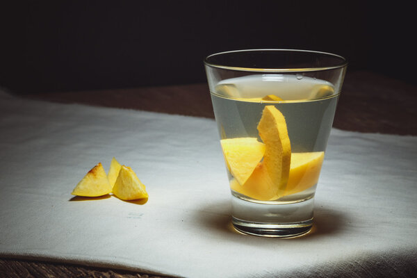 Yellow quince compote