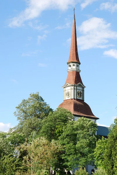 Igreja Steeple na Suécia — Fotografia de Stock