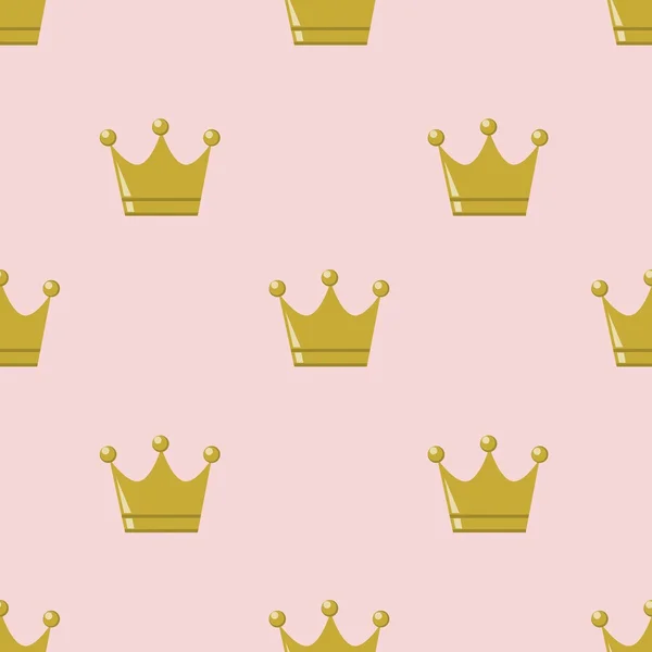 Dikişsiz desen golden crown princess
