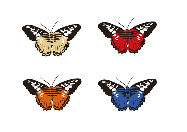 Conjunto de mariposas — Archivo Imágenes Vectoriales