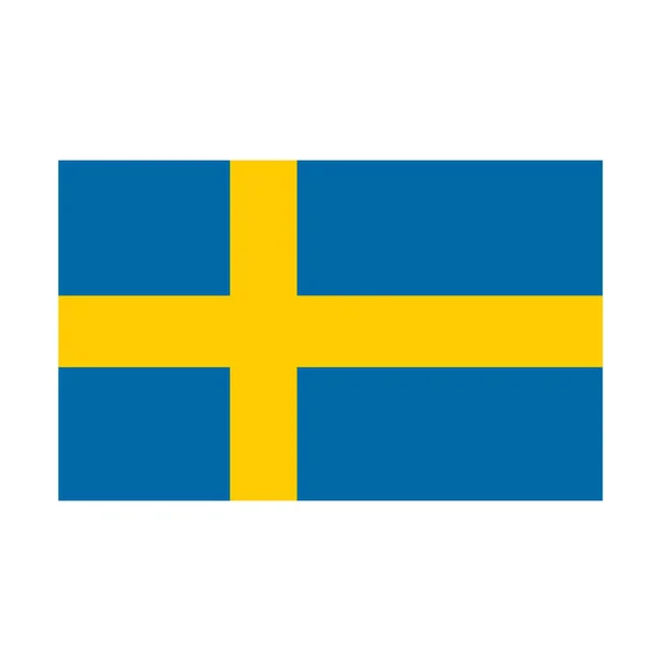 Flag Sweden Symbol — Stock Vector