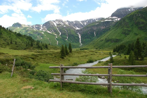 Osztrák Alpokban, nyáron — Stock Fotó