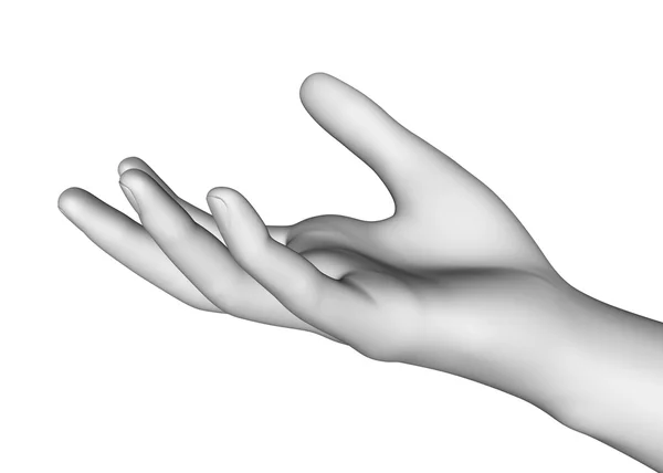 Helfende Hand - 3d — Stockfoto