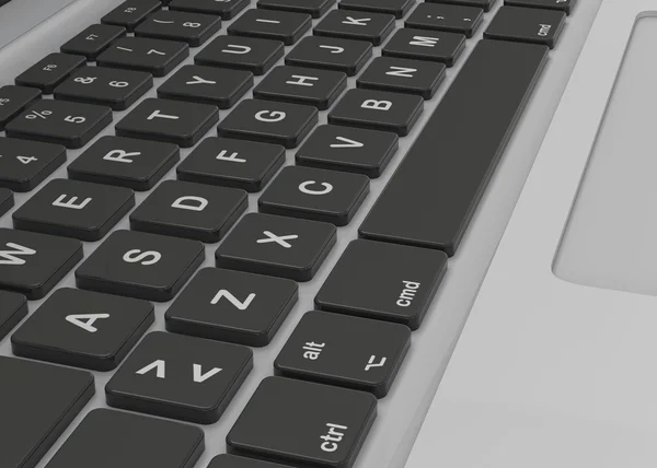 O teclado - 3D — Fotografia de Stock