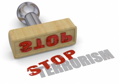 Damga Stop terörizm - 3d
