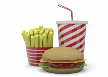 Fast Food - 3d