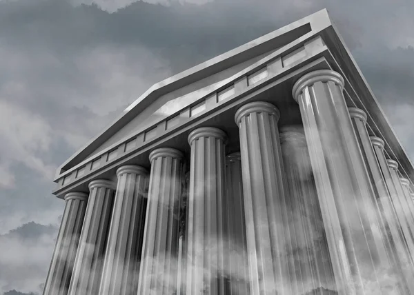 Ancient Greek Temple — Stock Photo, Image