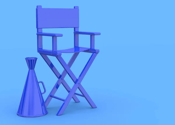 Kleurrijke Director Chair — Stockfoto