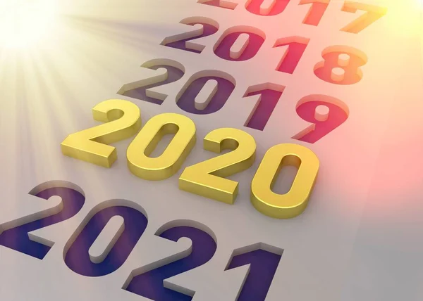 Новый Год Наступает 2020 — стоковое фото