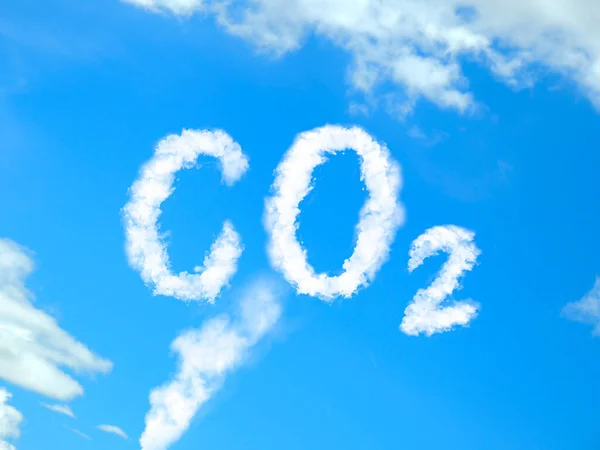 Диоксид Углерода Небе Концепция — стоковое фото