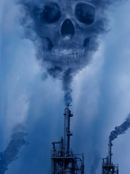 Znečištění Nás Zabije — Stock fotografie