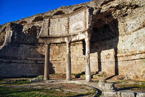 Templo Deusa Fortuna Primigenea Palestrina — Fotografia de Stock