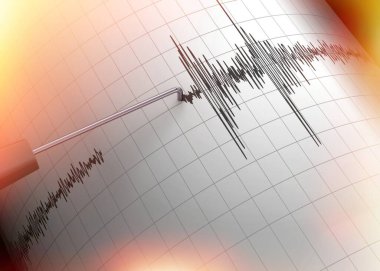 The Seismograph - 3D render clipart