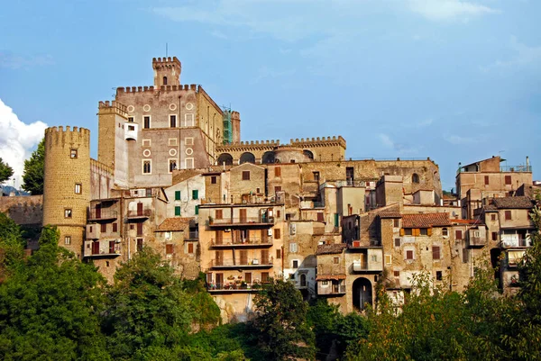 Starověká Vesnice San Gregorio Sassola Itálie — Stock fotografie