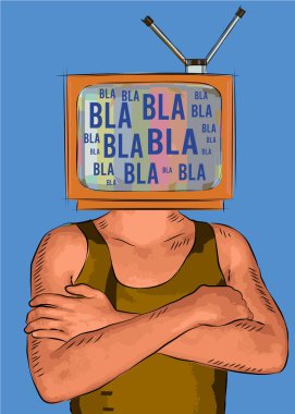 Kitle iletişim araçları düşüncelerimizi etkiliyor - 3 boyutlu kavram