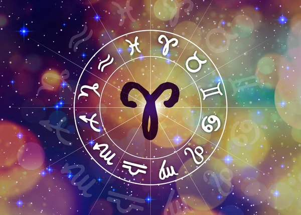 Beran Horoskop Znamení Zvěrokruhu — Stock fotografie