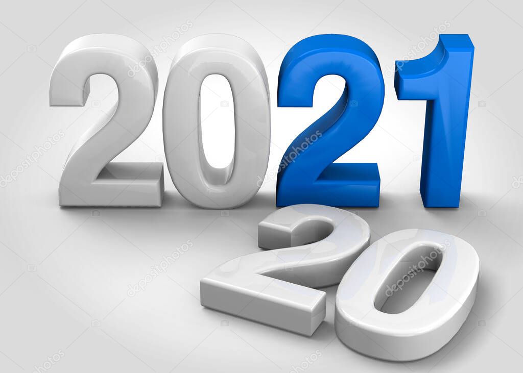 NEW YEAR 2021 - 3D