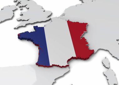 Franch Haritası - 3D
