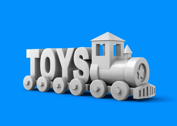 Toys Train Colorful Background — Stock Photo, Image