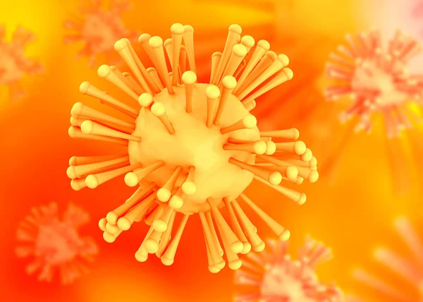 바이러스 감염의 위험성 — 스톡 사진