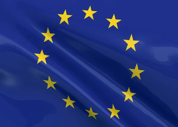 Bandera Unión Europea —  Fotos de Stock