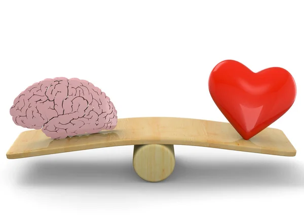 Equilibrio Corazón Mente — Foto de Stock