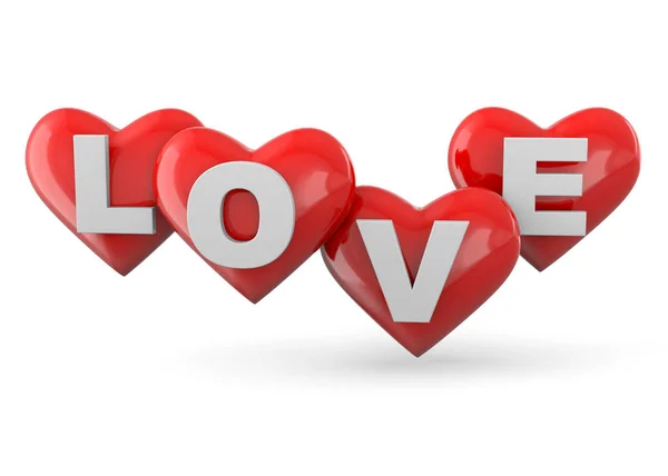 Hjärta Och Kärlek — Stockfoto