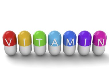 Vitamin hapları - 3D canlandırma