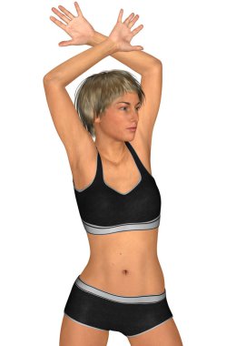 Kız - 3D görüntüleme