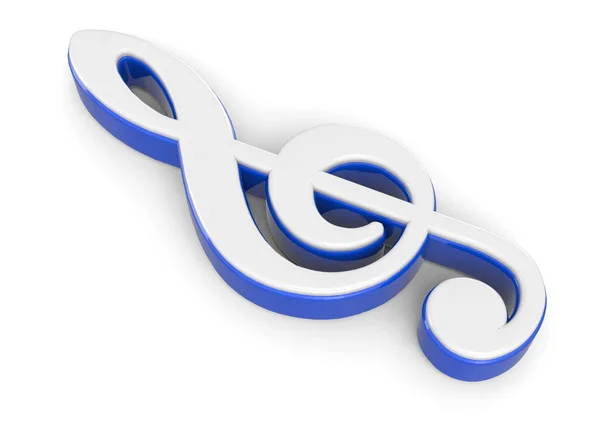 Treble Clef Render — Stock Photo, Image