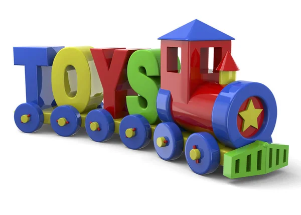 Іграшковий Поїзд — стокове фото