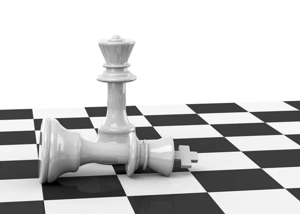 Chess Mate Render — Stock Photo, Image