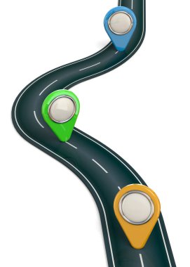 GPS Navigasyon Konsepti - 3B