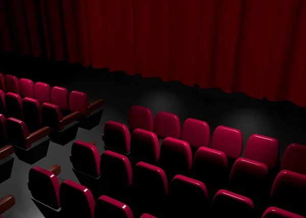 Theater Render — Stok Foto