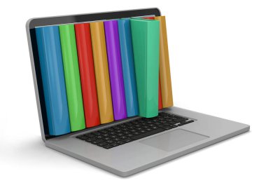 E-kitap Konsepti - 3B canlandırma