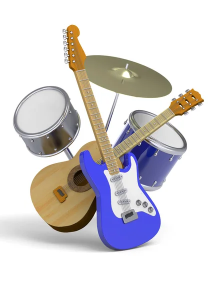 Instrumento Musical Render — Foto de Stock