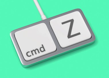 CMD Z - Minimal Klavye Konsepti - 3D