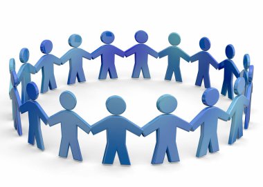 Arkadaşlık Konsepti - 3B oluşturma