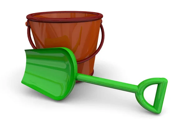 Bucket Shovel — Stock Photo, Image