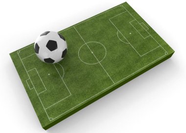 Futbol Sahası - 3B canlandırma