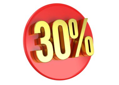 İndirim% 30 - 3D oluşturma