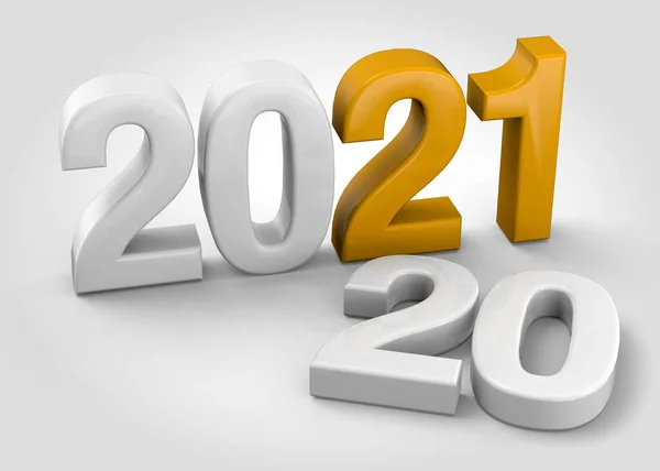 Nieuw Jaar 2021 — Stockfoto