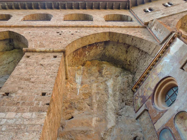 Монастырь Субиако Италия — стоковое фото
