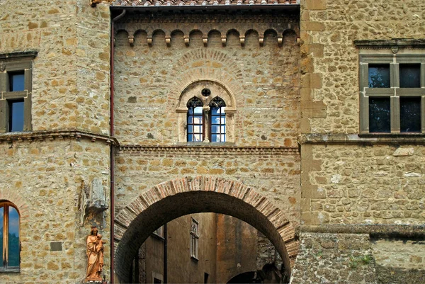 Ancient Village San Gregorio Sassola Itália — Fotografia de Stock