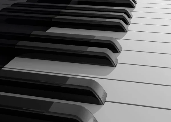 Piano Renderowanie — Zdjęcie stockowe