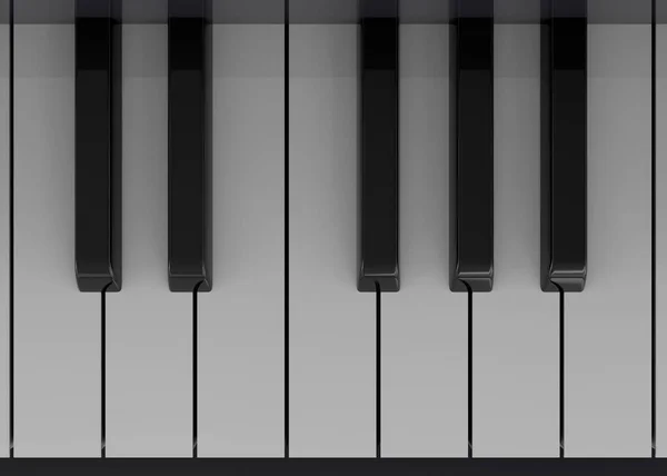 Візуалізація Piano — стокове фото